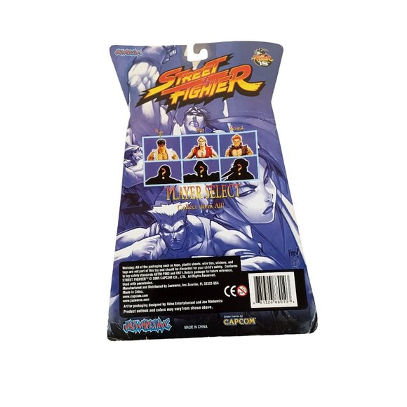 NIB New 2005 Street Fighter Akuma Player 2 Action Figure Capcom Collectible - Picture 4 of 4